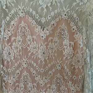 Vintage Rina diMontella 100% Silk Dress in Soft Pink